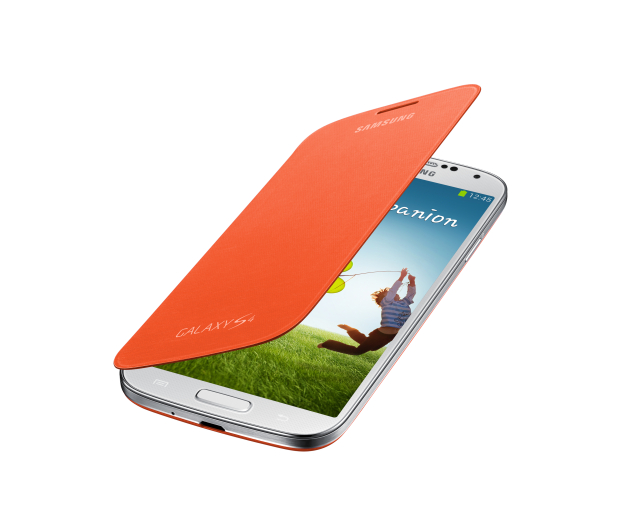 Etui Flipcover do Samsung Galaxy S4 pomarańczowe - 1398964 - zdjęcie 5